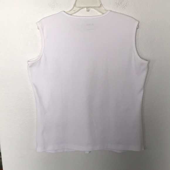 BLAIR PURE WHITE TANK TOP SIZE L - Picture 3 of 5
